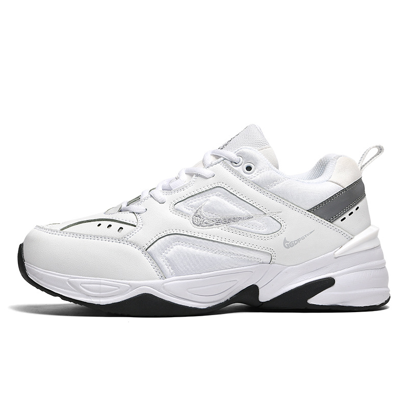 Putian M2K White and Black Retro Dad Shoes Men's Thick-Soled Height-Increasing White Shoes Women's Couple Breathable Casual Sports Shoes Women