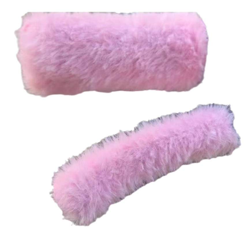 New imitation plush handle set car handle set electric car motorcycle three-wheeled box car non-slip warm universal autumn and winter