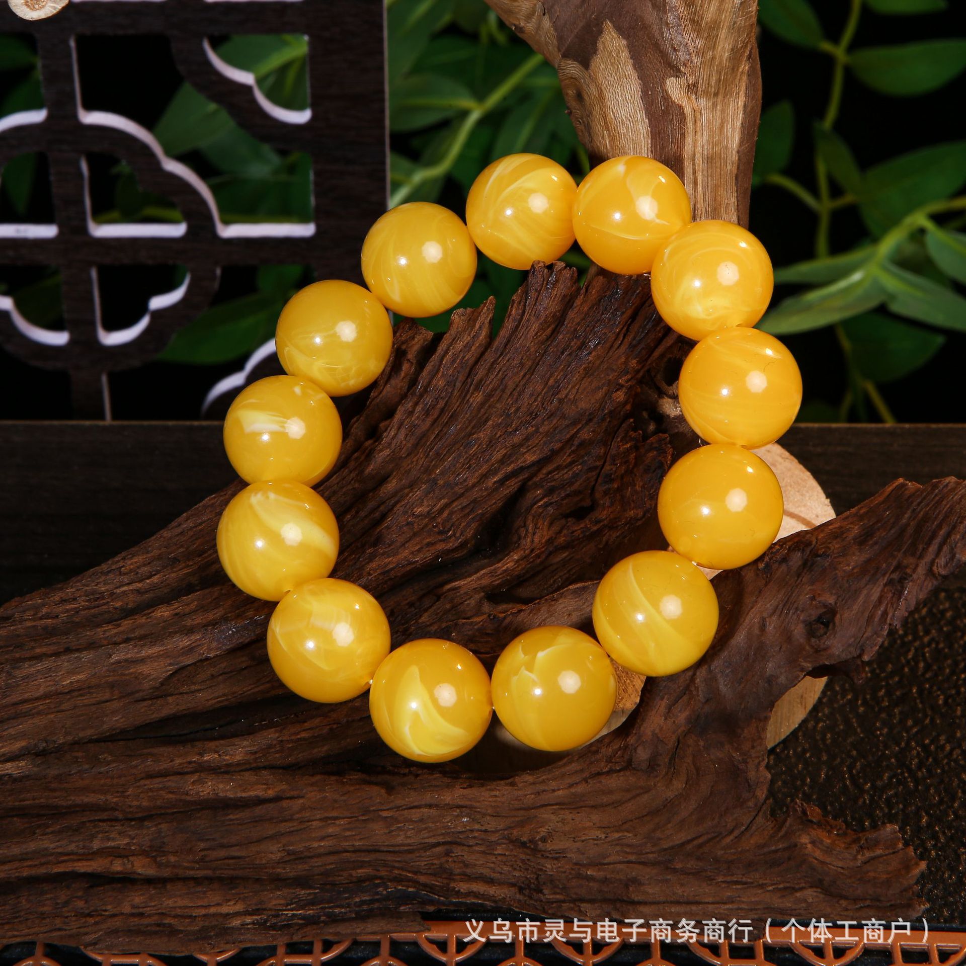Новые бусины Будды из желтого масла курицы, браслет второго поколения из янтарного воска, четки для мужчин и женщин