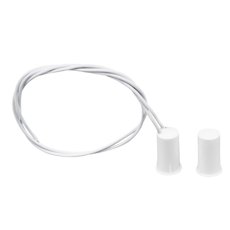 Wired door magnetic switch door magnetic switch hidden door magnetic normally open embedded door and window magnetic alarm anti-theft device