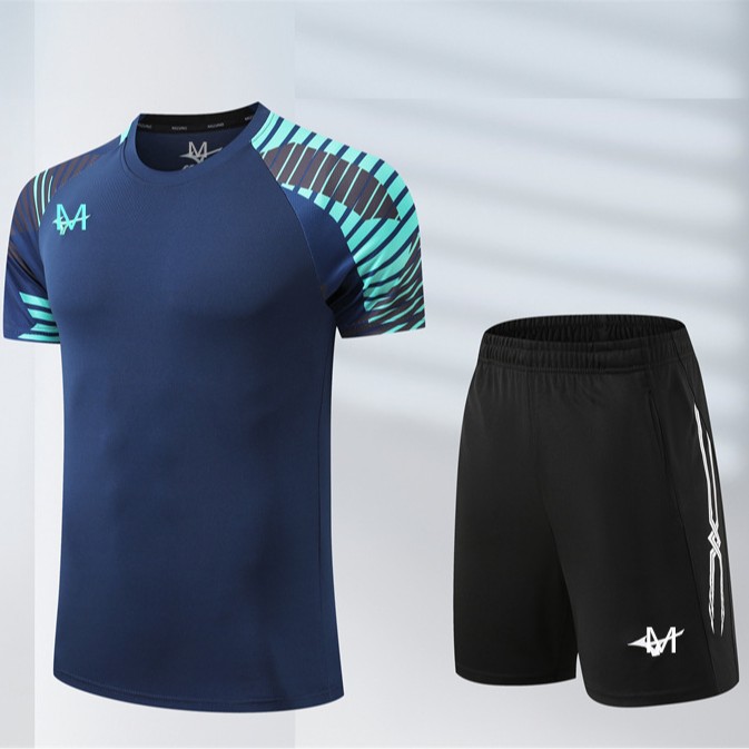New Volleyball Uniforms for Men and Women, Quick-Drying Short-Sleeved Breathable Student and Kidsren's Training Uniforms, Competition Training Uniforms, Group Purchase Summer 3907