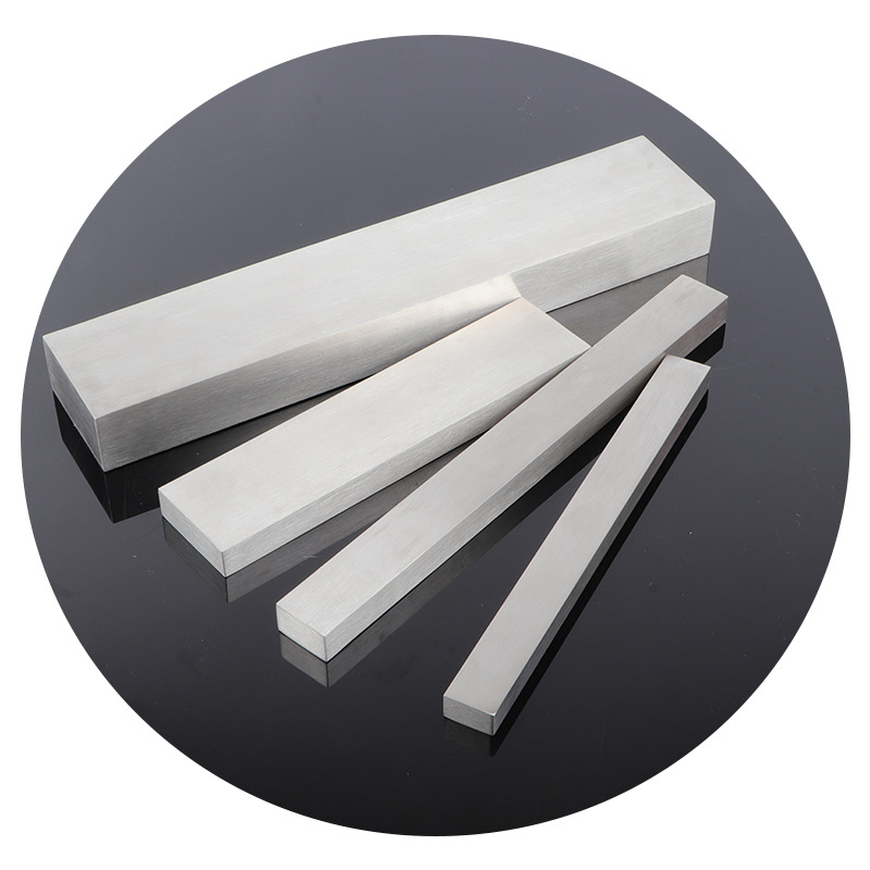 304 Stainless Steel Flat Steel 201 Steel Bar Processing and Cutting 316L Steel Bar Square Steel Square Rod Solid Square Bar Cold Drawing