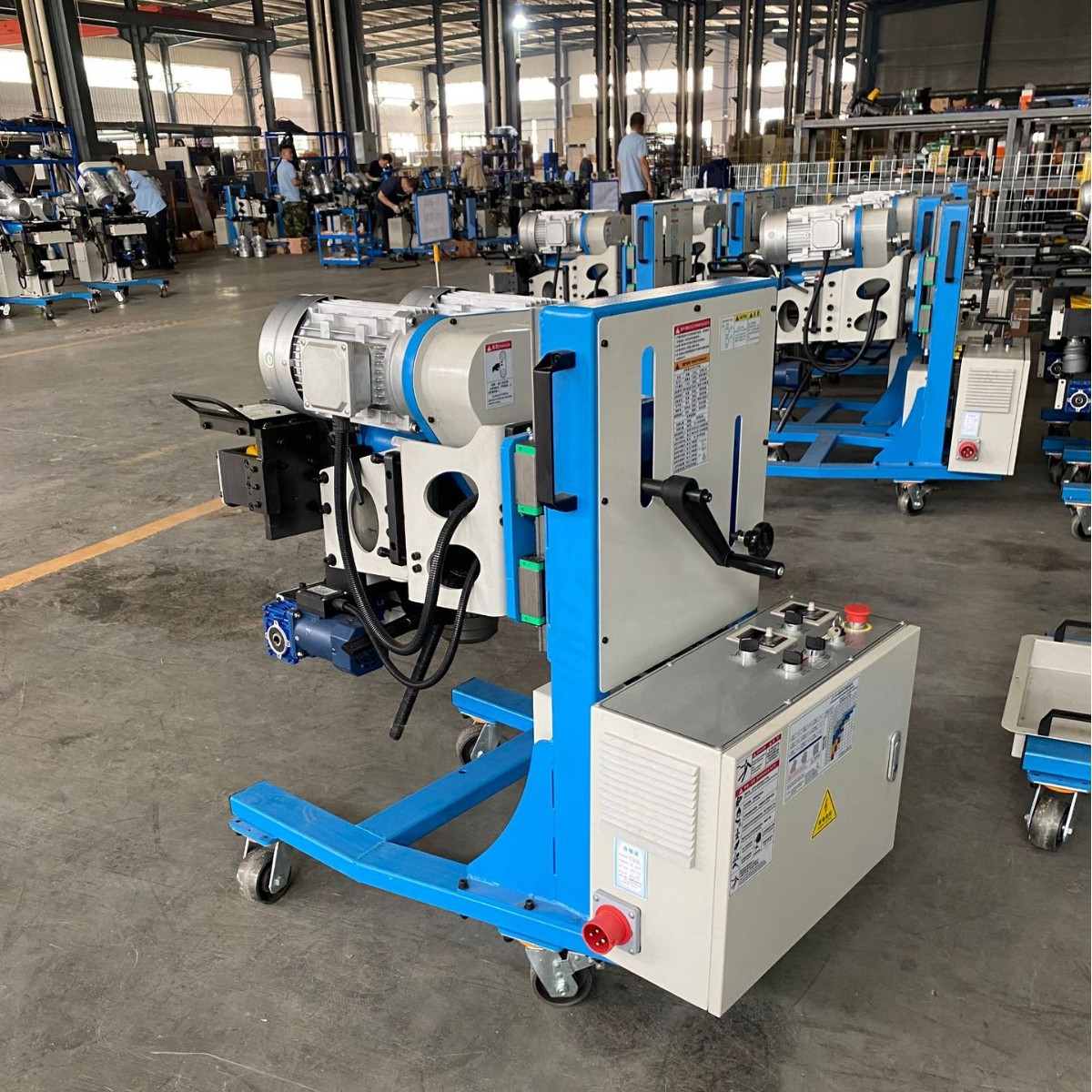 Stainless Steel Beveling Machine X-Type Edge Milling Steel Structure Automatic Walking Steel Plate Edge Milling Machine Yx-80A Double-Sided Edge Milling Machine