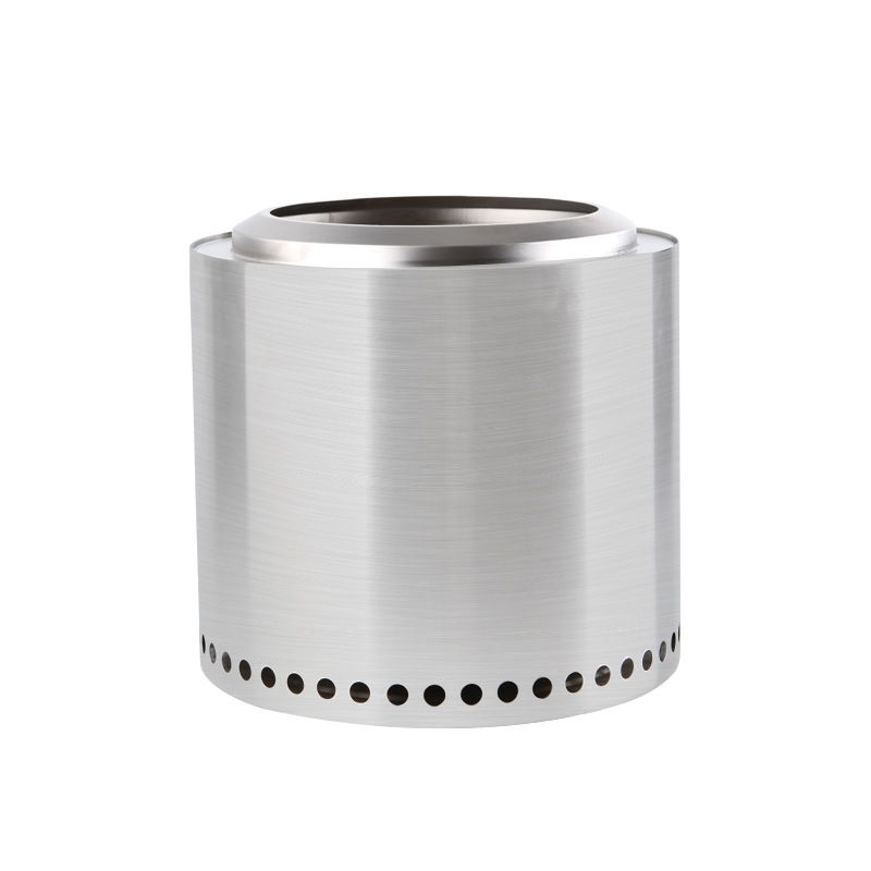 Круглая нержавеющая сталь, интегрированная дровяная печь для двора, печь для барбекю, горячая распродажа на Amazon