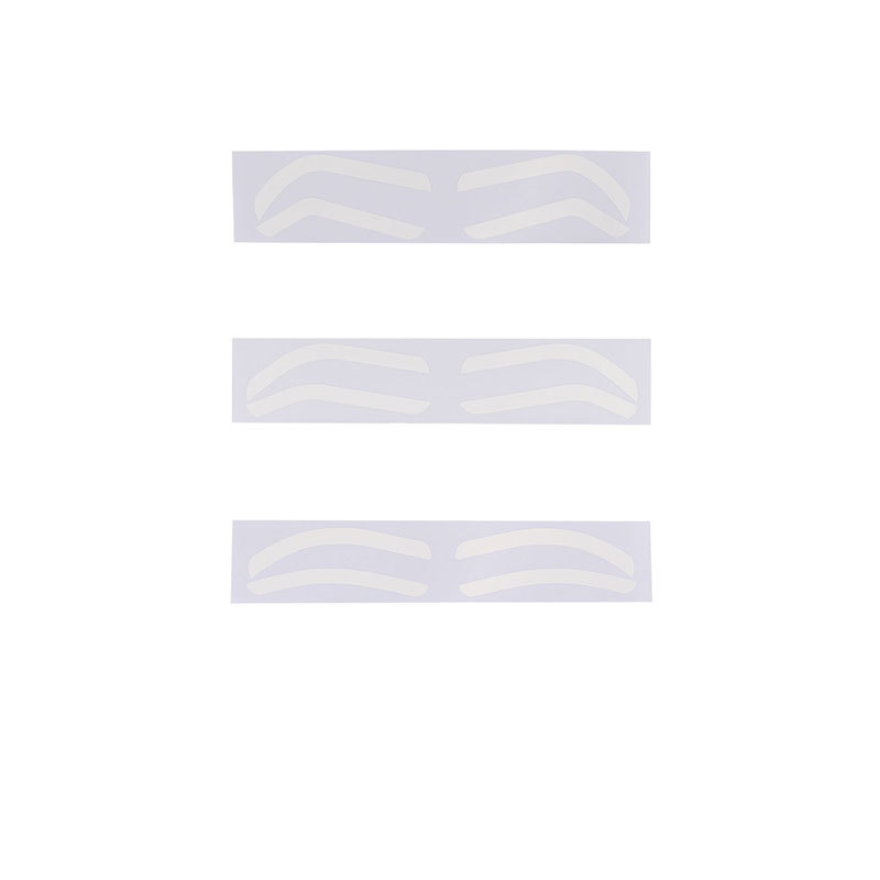 Одноразовый шаблон для дизайна татуировок, вспомогательная паста для макияжа бровей, наклейка-шаблон для аэрографа PMU брови