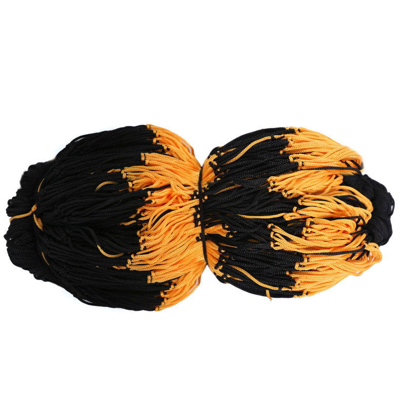Factory wholesale black and yellow small ball pocket red and white small net pocket one ball portable pocket football basketball net bag factory free shipping