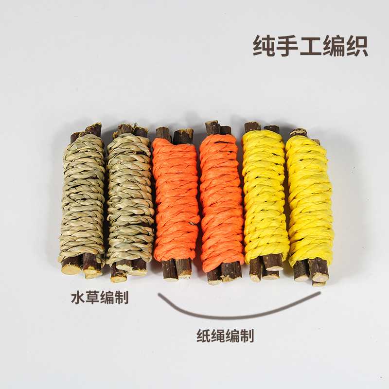 Игрушка для маленьких домашних животных, кроликов, хомячков, кошек, Тоторо, молярные принадлежности для голландских свинок, натуральные яблоневые ветки