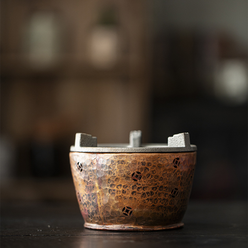 Медная спиртовая печь, угольная печь для чайной церемонии