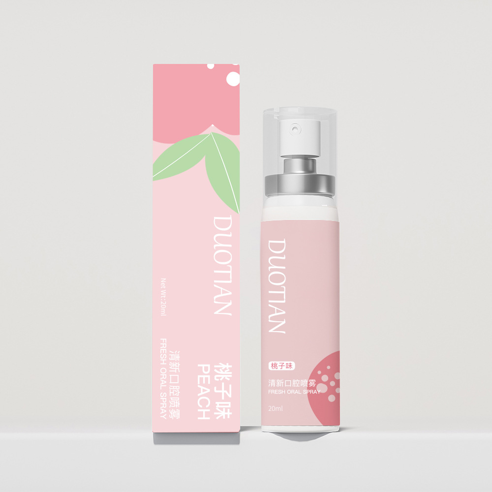 Convenient Oral Freshening Spray Fragrance Kiss Mouth Spray 20ml to Relieve Odor Oral Care Spray Wholesale