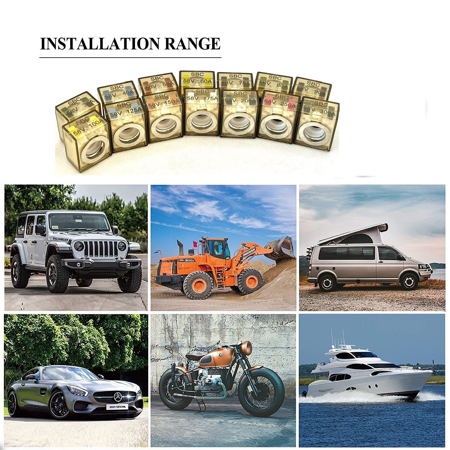 South Bend Components Fuse Only Marine Rated Battery Fuse (Mrbf),Most