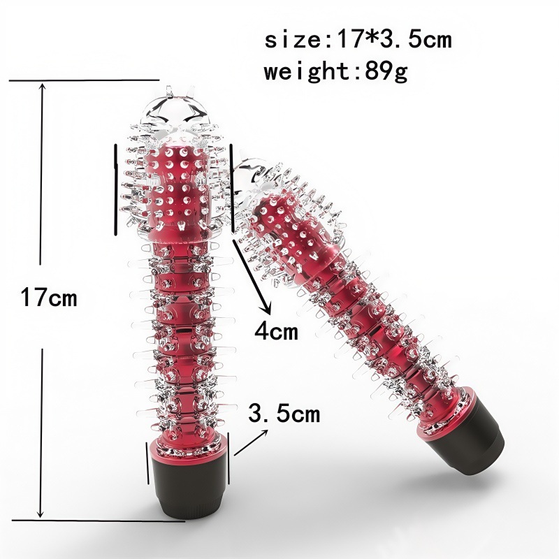 Crystal vibrator small bald dragon mustard barbed massage fun masturbation women's vibrator wholesale a generation of hair