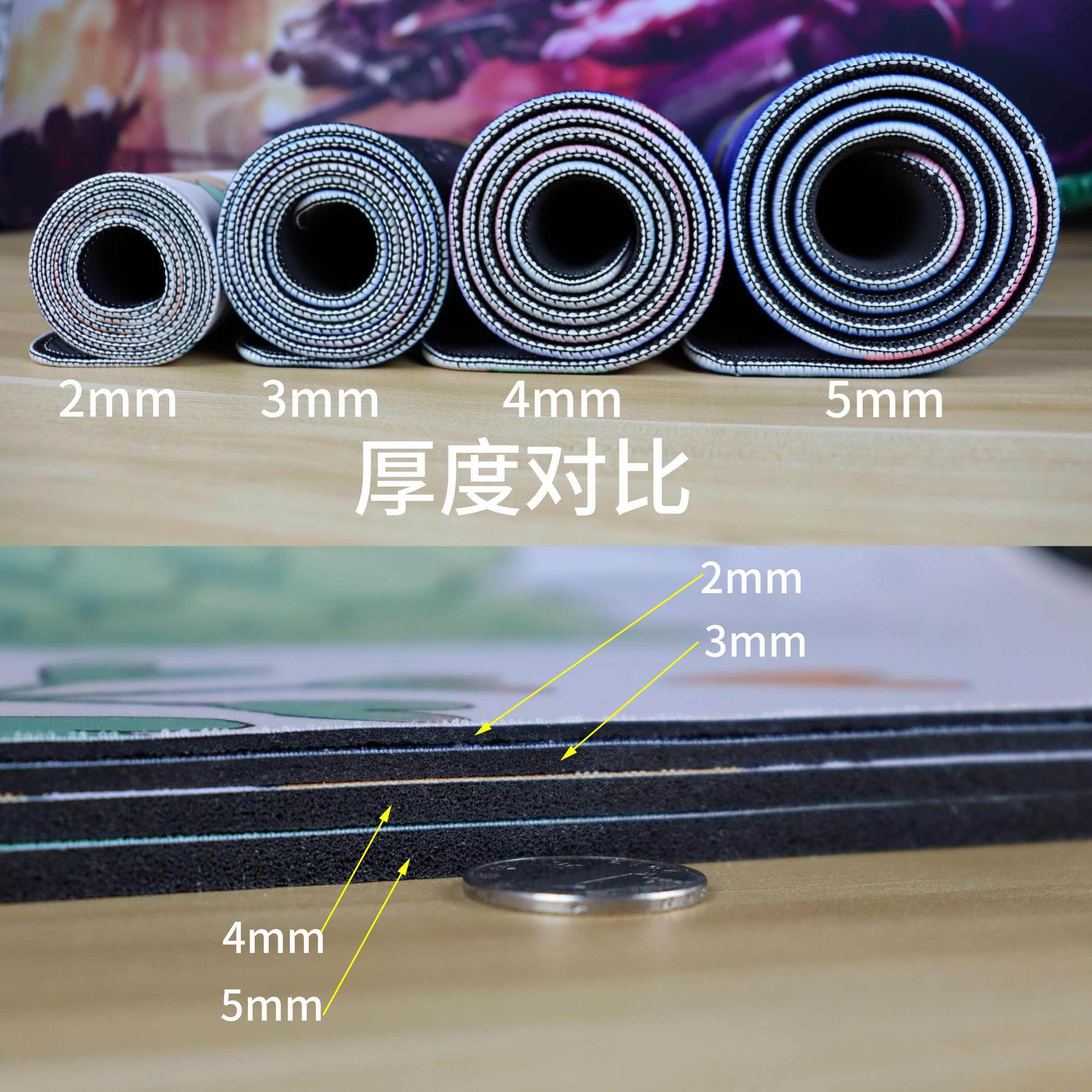 Customized Mouse Pad, Customized Advertising, Wholesale, Extra Large, Thickeneded, Non-Slip, Waterproof, Luminous Table Mat, Logo Colorful Manufacturer