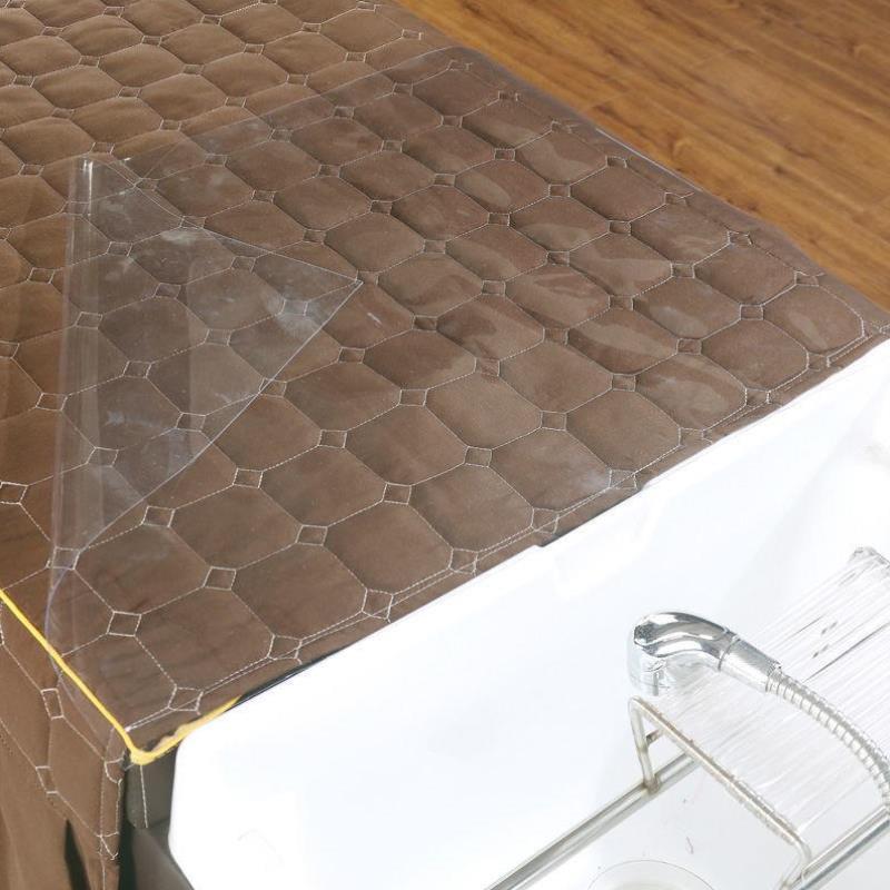 Shampoo Bed Waterproof Mat Tape Hair Therapy Shop Hair Salon Waterproof Transparent Mattress Can Stand Independent