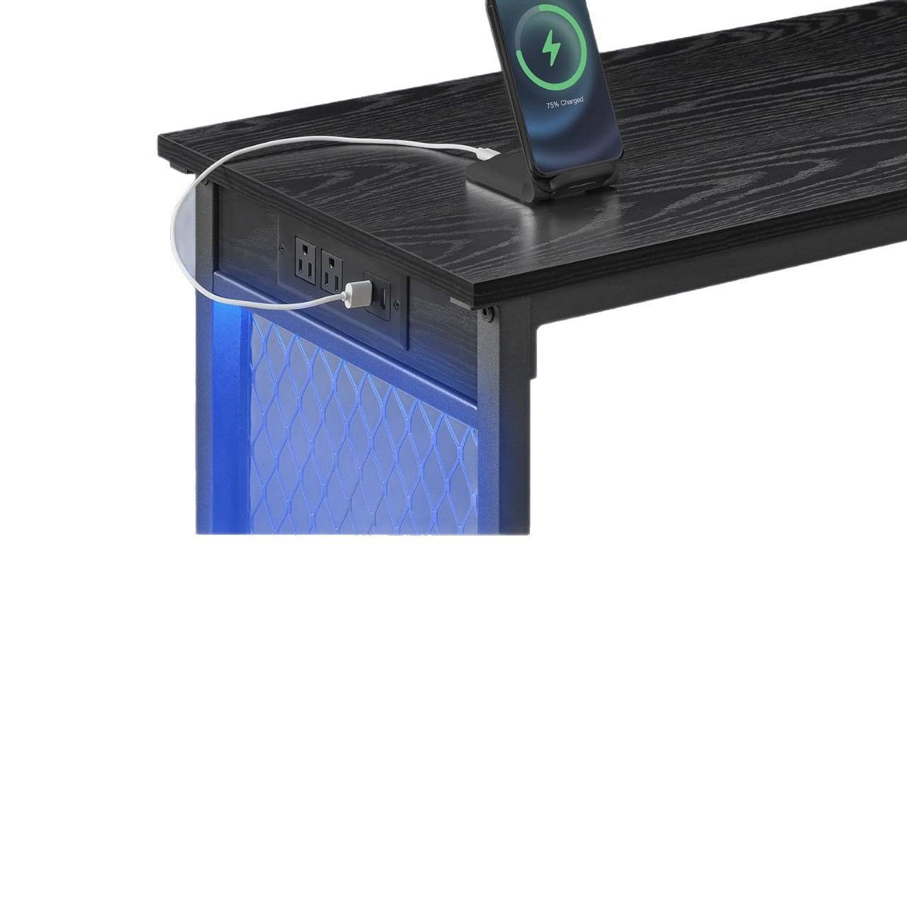 Modern Long Side Table Computer Desk Sofa Gap Side Table Storage Rack Wall-Mounted Small Table Narrow Strip Processing Side Cabinet