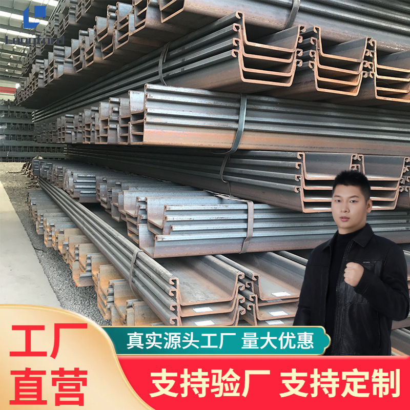 Zizhu Sy295, U-образная стальная свая Larsen для поддержки насыпных стен и выемок