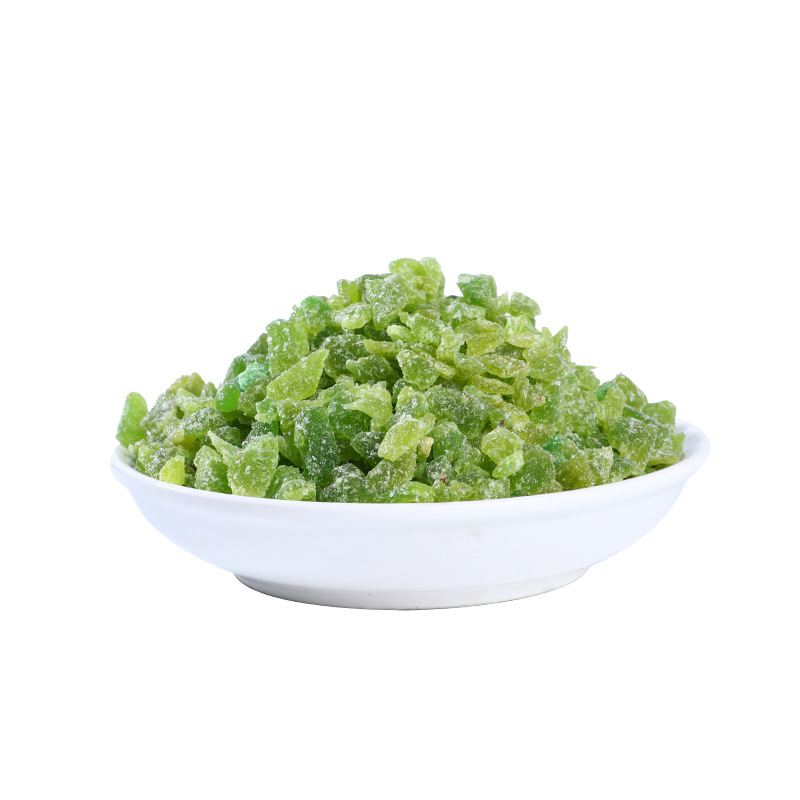 Sweet and sour kiwifruit diced bulk fruit grain kiwifruit dry dehydrated particles kiwi fruit grain fruit tea baking raw materials
