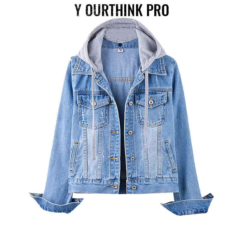 POD a minimum order men's Denim coat to map printing cross-border foreign trade Europe and the United States code 3D printing a batch