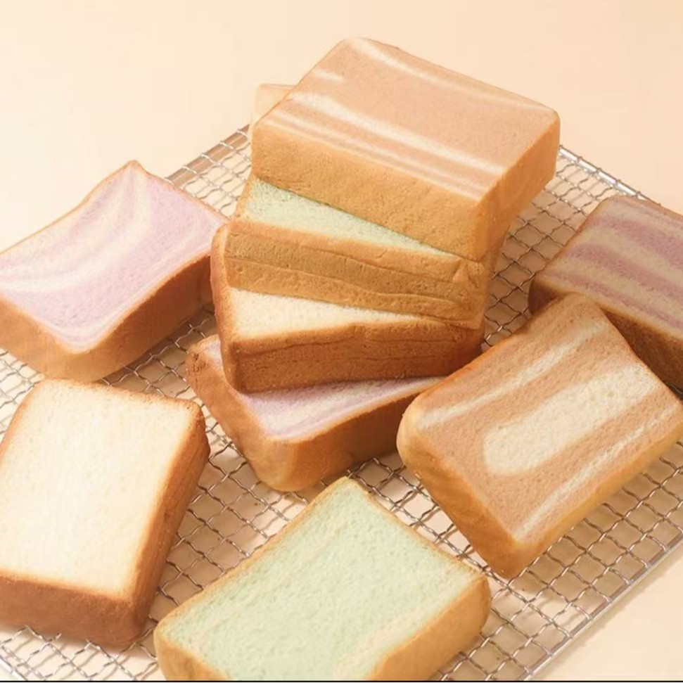 Thick-cut Toast Milk-flavored Bread Nutritional Breakfast Super Soft Hand-torn Cake Snacks Late at Night to Fate Your Hunger and Relax Snacks