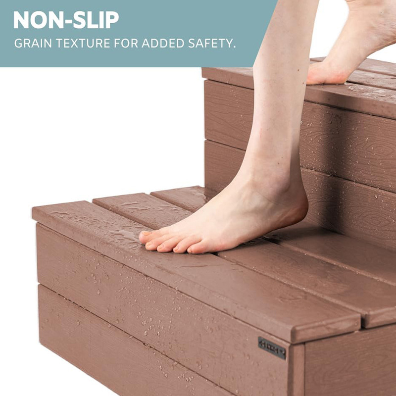 Wholesale Wood Plastic Step Stairs for Home Use Two-Step Ladder Climbing Small Ladder Activity Hdps Bathtub Steps for Home Use