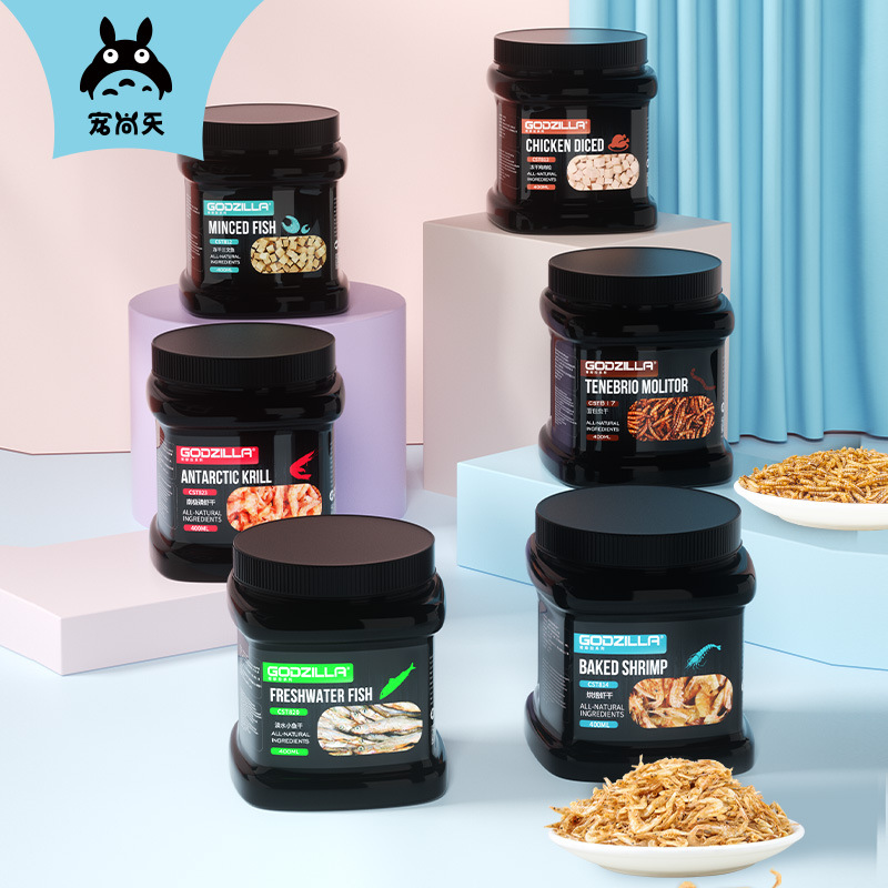 Закуски для черепах, пресноводные рыбы, сушеные креветки, хлебные черви, закуски для хомяков