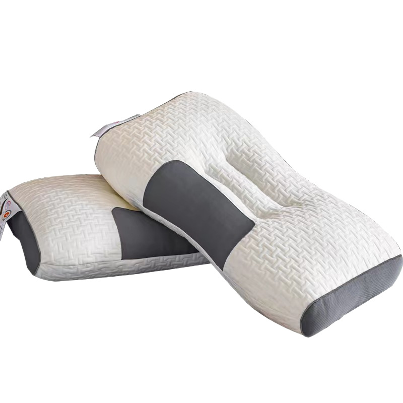 Knitted Cotton Spa Massage Pillow Helps Sleep, Protects the Cervical Spine, Prevents Collapse of the Pillow Core, Popular Gift Pillow Wholesale and Delivery