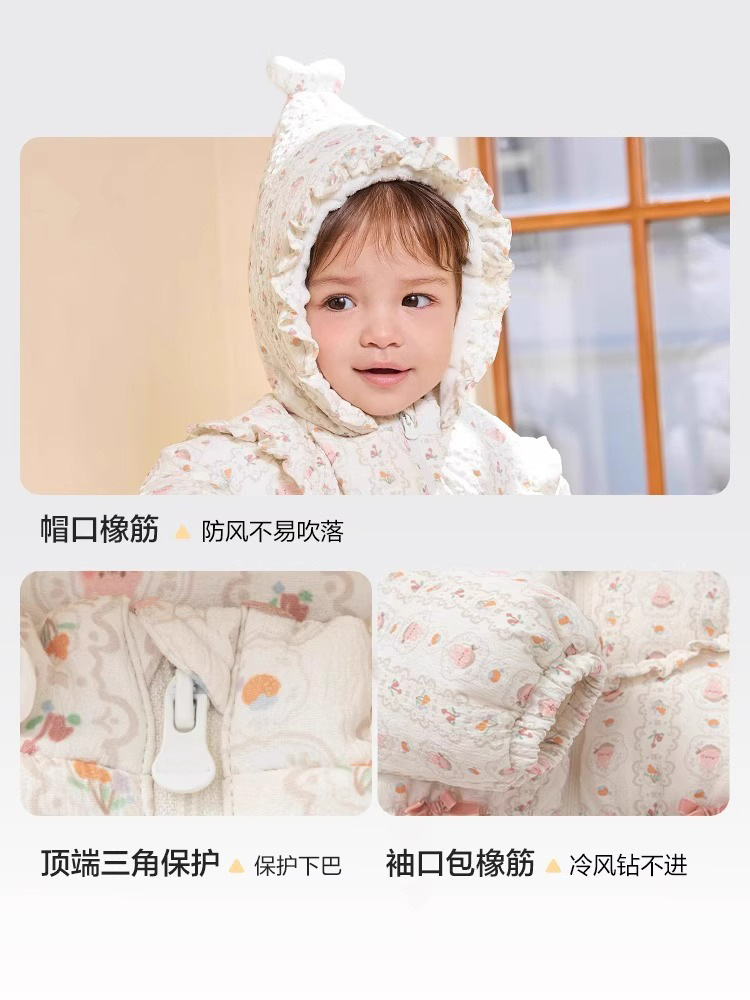 Children's Clothing Baby Down Jacket Girls Baby Winter Short Jacket Children's Warm 2024 New Cute