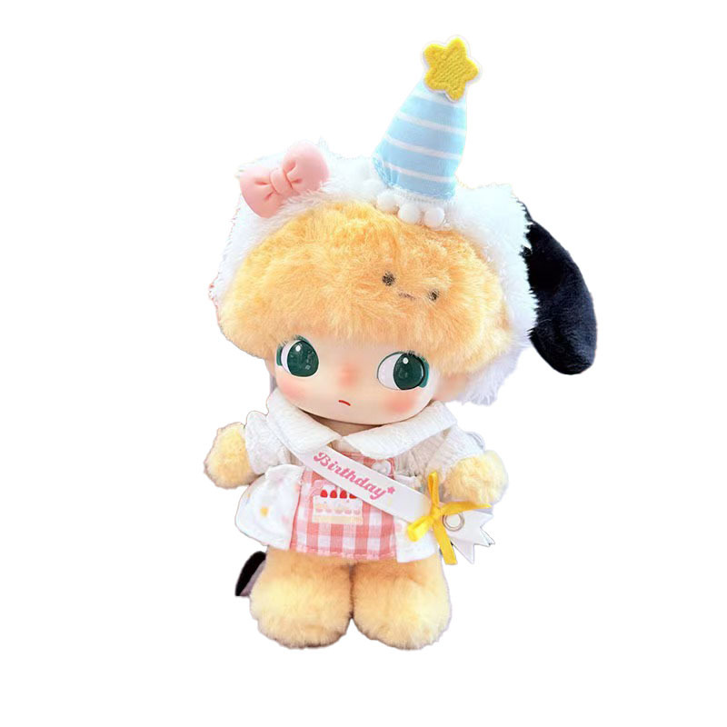 10cm Doll Clothes Cotton Doll Dress-Up Clothes Birthday Outfit Multi-Body Wearable Starfish Body Normal Body Doll Birthday Hat