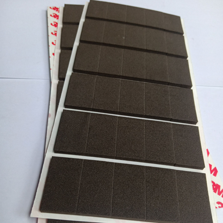 Self-Adhesive Eva with 3m Double-Sided Tape Molded Cr Foam Double-Sided Tape Anti-Slip Anti-Shock Sponge Pad Shock Absorption