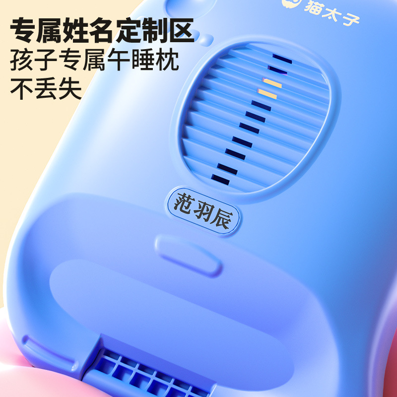 Prince Cat Children's Breast Nap Pillow 2025 New Primary School Students Portable Sleeping Pillow Classroom Lunch Break Pillow