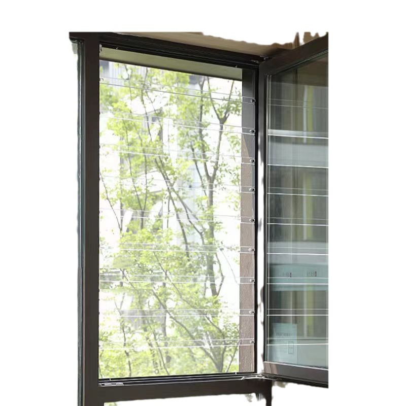 Factory wholesale one-piece pc transparent fence invisible fence pc invisible window imported PC fence