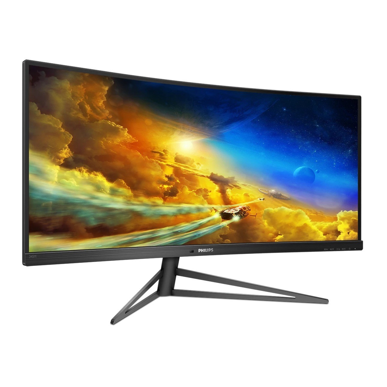 Fei/Philips 345M1Cr 34 дюймовый 144Hz игровой изогнутый ЖК монитор HDMI×2 DP