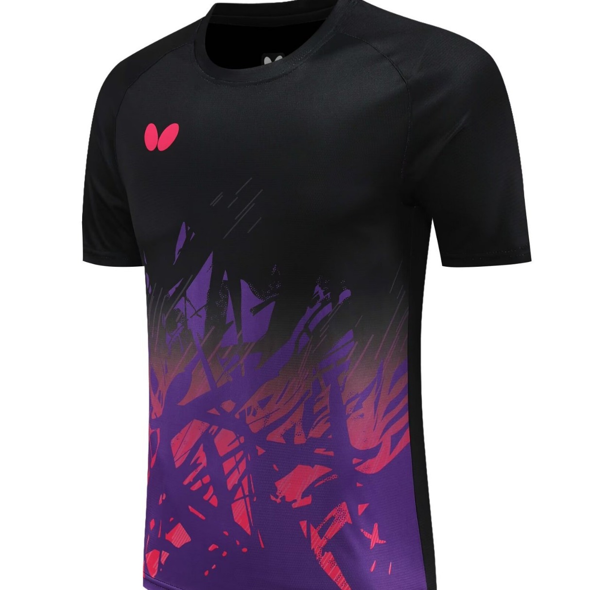 24 New Butterfly Table Tennis Suit Jacket Men's and Women's Quick-drying Breathable Running Sports Short-sleeved Competition Team Clothes