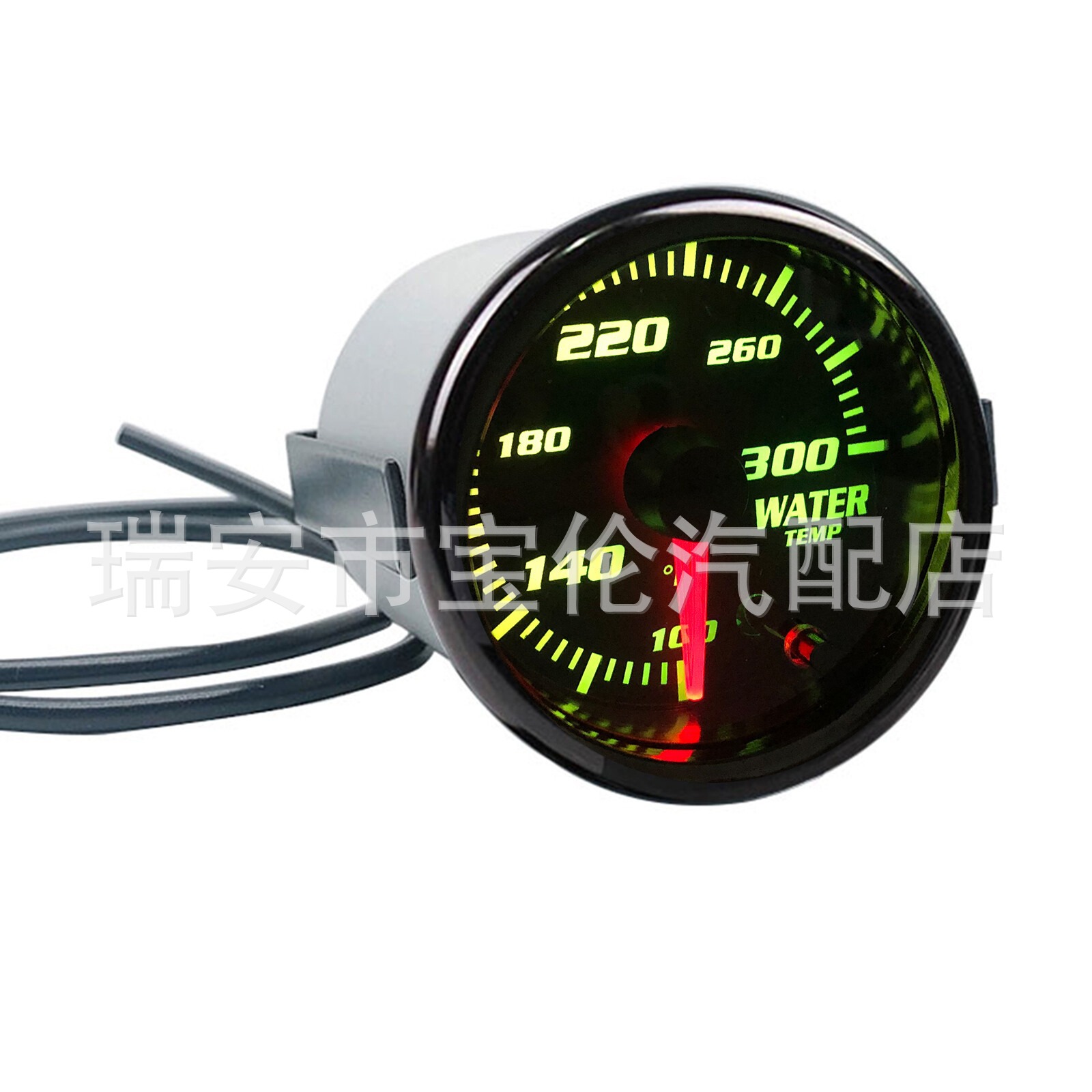 52mm 7 Colors 2"-1/16" Water Temperature Gauge Thermometer 100-300Fahrenheit with Sensor