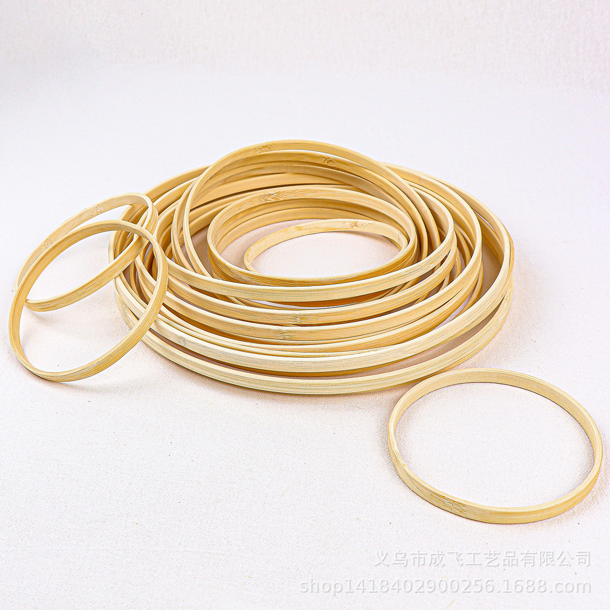 Factory direct dream catcher bamboo ring lantern cross embroidery shed tools round bamboo embroidery ring frame manual disc