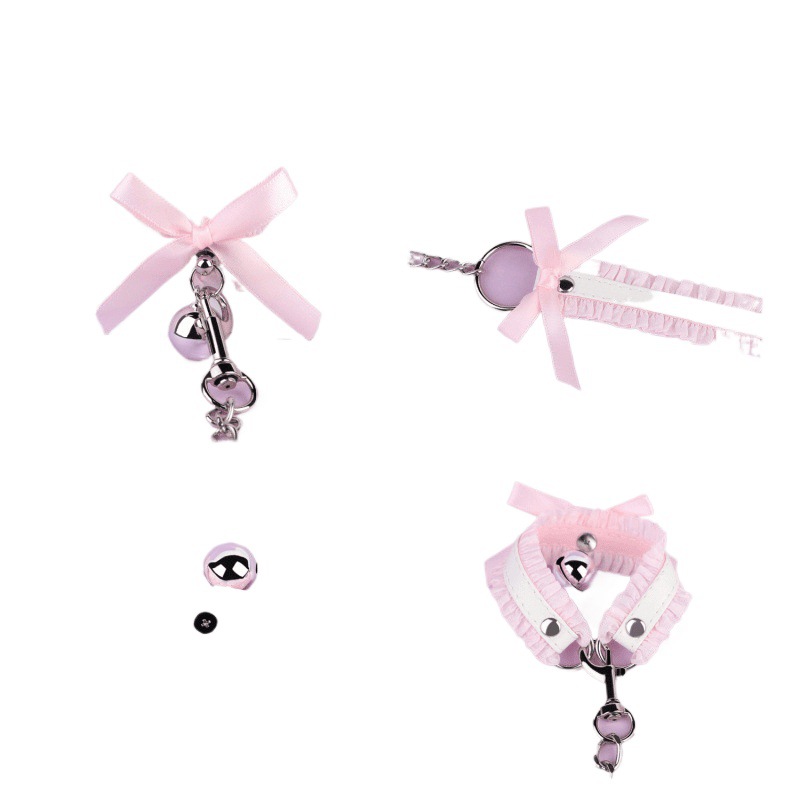 New Style Training Lace Set, Handcuffs, Collar, Sexy and Cute Adult Products