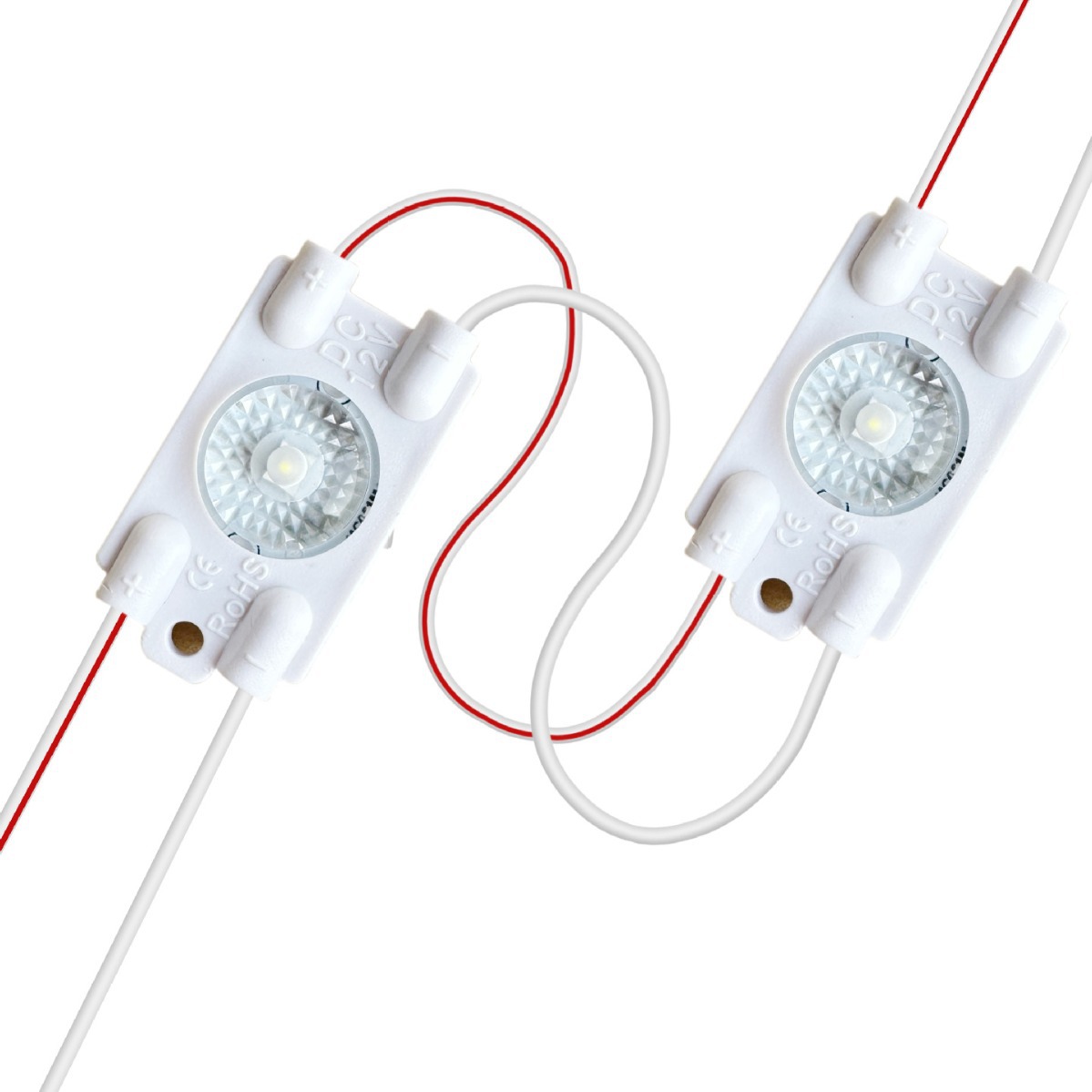 2835 High Light Efficiency One-Lamp Injection Molding Module Led Module175 ° Lens 12V Waterproof Ip65 Injection Molded Module