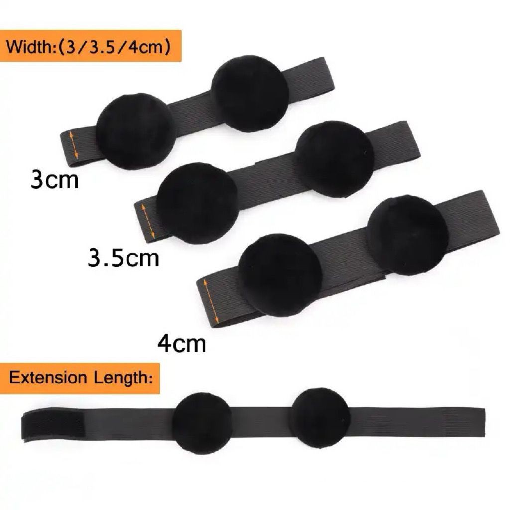 Foreign trade wig round ear protection Velcro elastic band adjustable edge fixed Velcro elastic elastic band