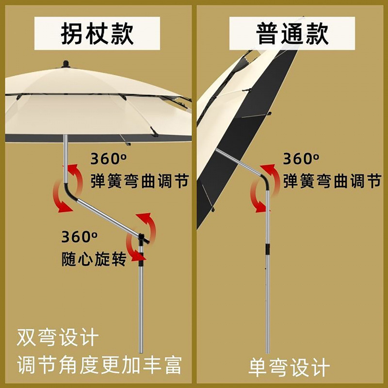 Z Stall Trolley Parasol Camper Umbrella Awning Fishing Special Parasol Outdoor Fishing Qingbai L
