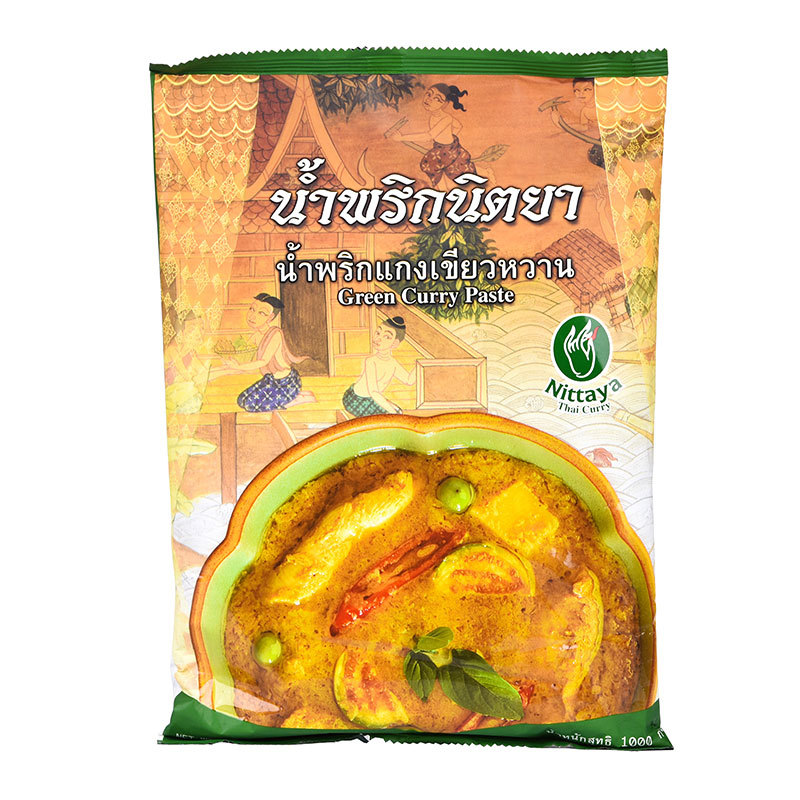 Thai imported original Nitaya curry cream 1kg Lita women's hand maswen marsavan curry sauce