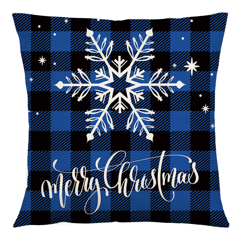 Amazon Xiyin Temu Popular Cross-Border Pillowcase Linen Pillowcase Short Plush Super Soft Sofa Home Gift