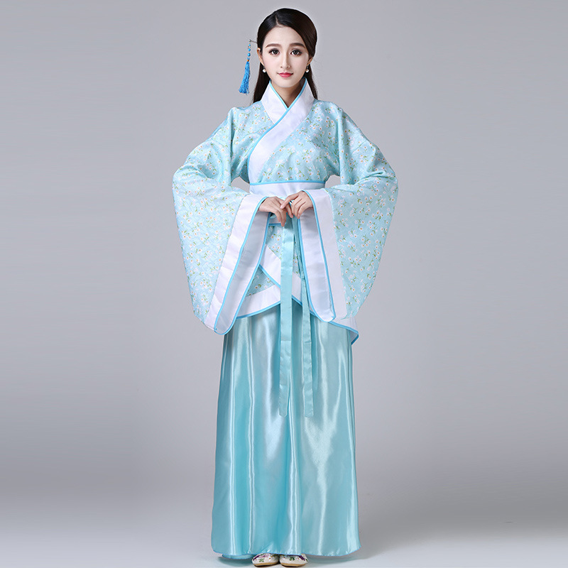 Tang Suit Ancient Costumes Hanfu Female Fairy Imperial Concubine Princess Performance Costumes Classical Dance Han and Tang Ququ Suit Performance Costumes Ru Skirt