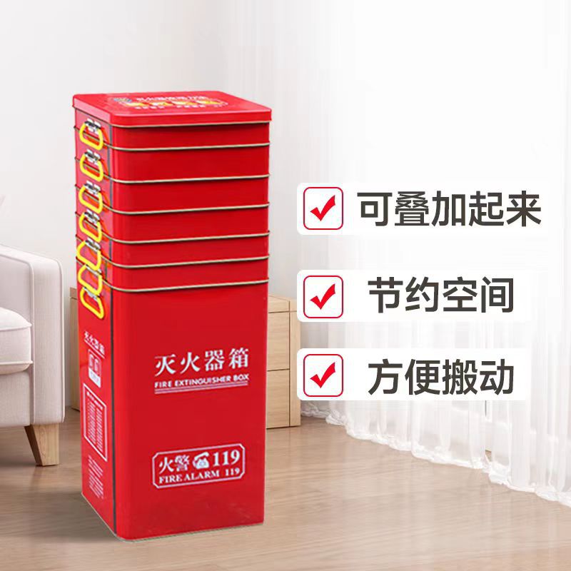 Shopping Mall School Kindergarten New Fire Extinguisher Box New Round Box Fire Box Empty Box Fire Extinguisher Box Empty Box
