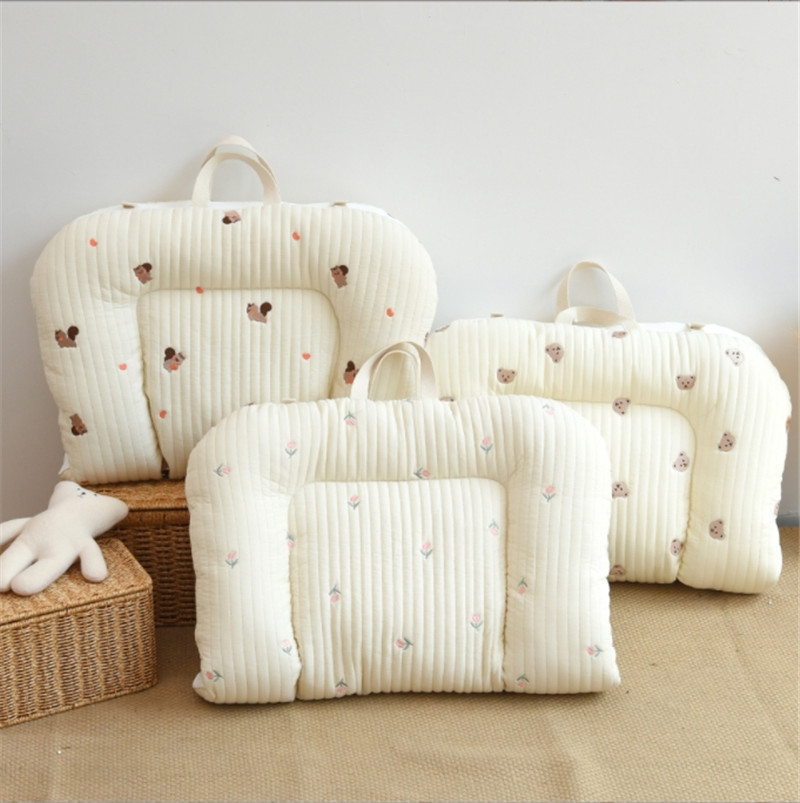 Корейская новорожденная хлопковая кроватка, удобная и портативная, складная, многофункциональная, с антипрессурным эффектом, двустороннего использования