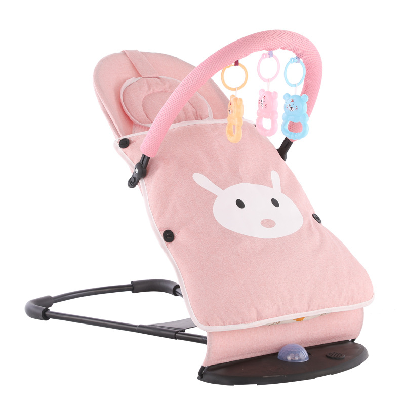Factory baby rocking chair newborn balance rocking chair baby soothing cradle coax sleep coax baby artifact mother and baby supplies