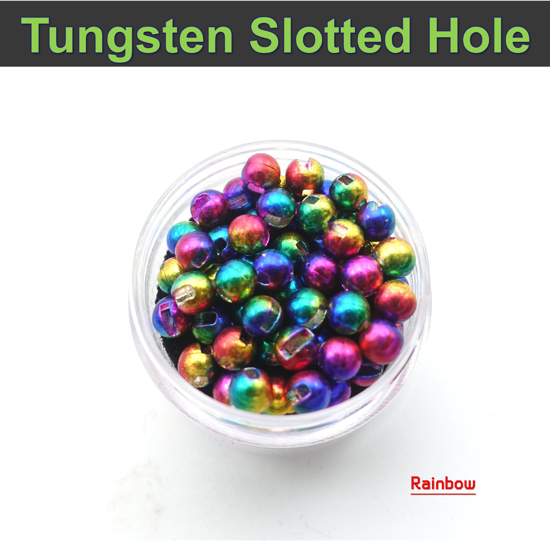 Fishing gear counterweight tungsten steel material fly fishing Luya fishing beads fly beads tungsten head beads tungsten beads