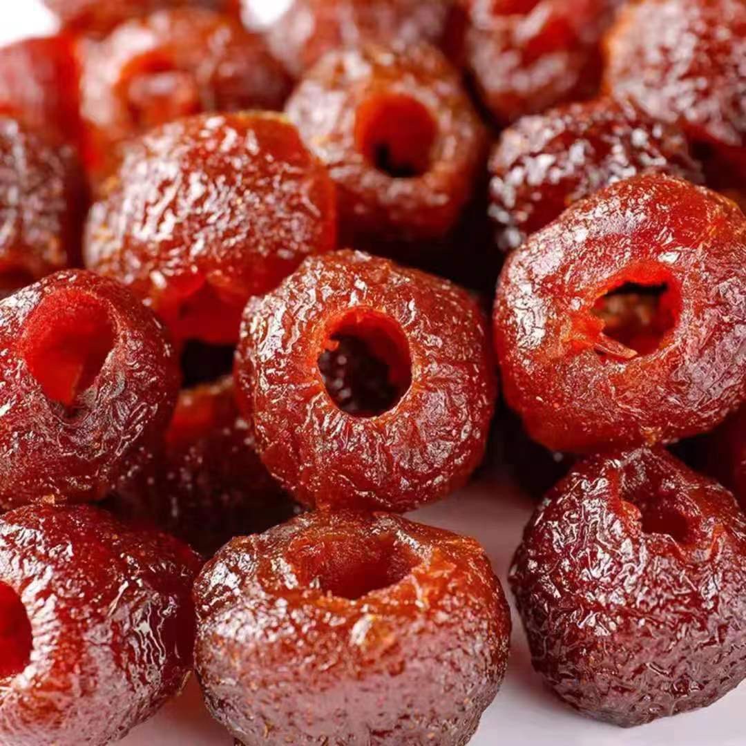Hollow Haws 125 g/bag sweet and sour soft glutinous Haws ball preserved preserved haws children's snacks relieving appetite greasy Independent