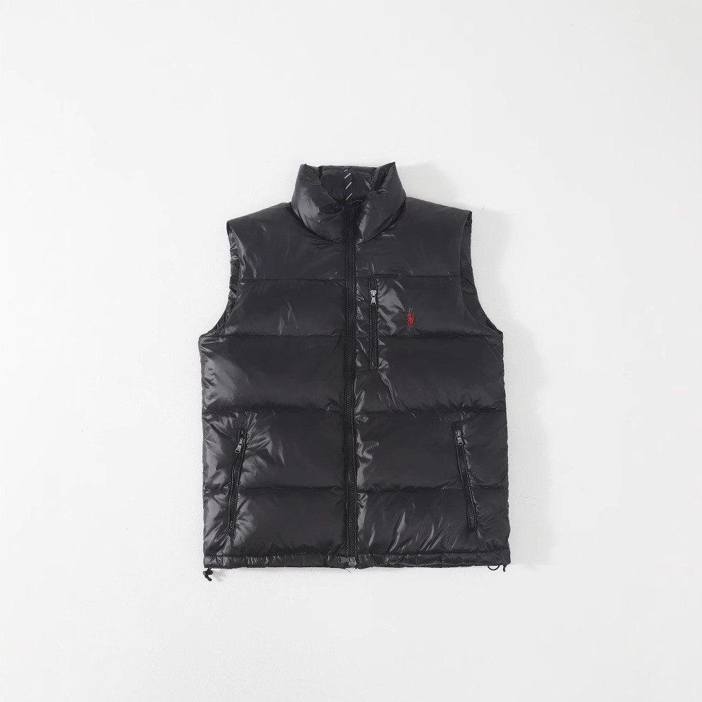 Cross-Border Ralph Lauren/Ralph Lauren Men's Classic Anti-Water Small Label Stand Collar Rl down Vest