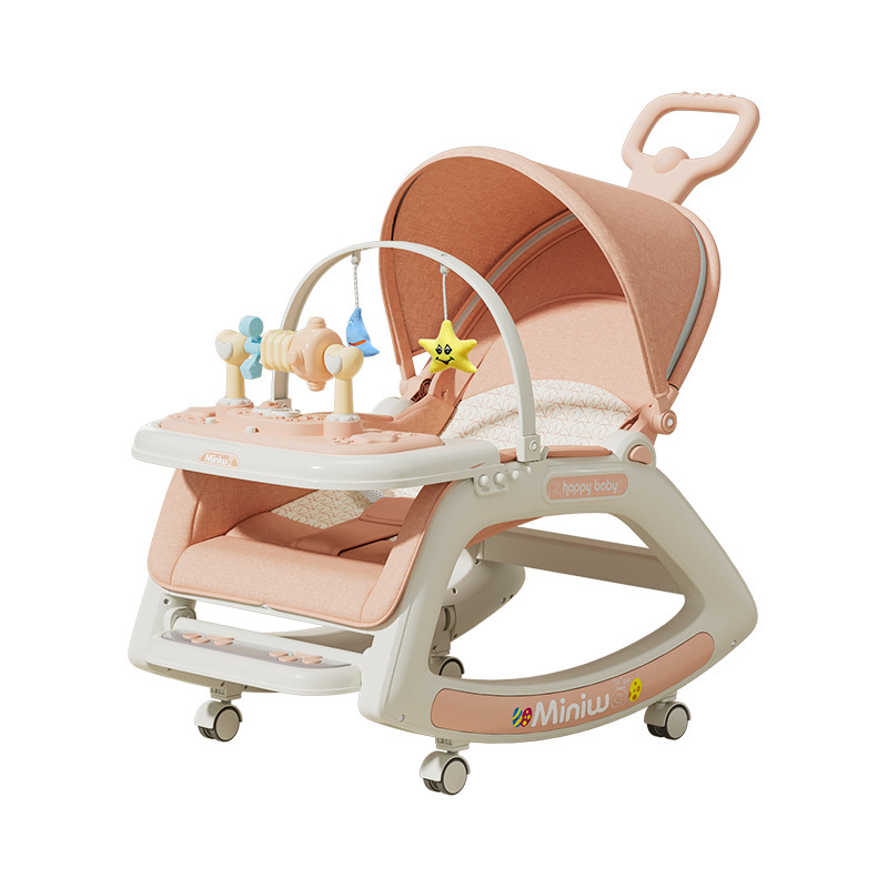 Cross-border Baby Coax Artifact Baby Rocking Chair Comfort Chair Children Baby Cradle Recliner Coax Sleeping with Baby Rocking Bed