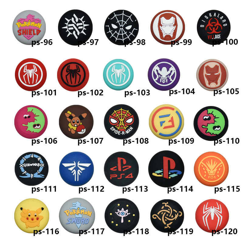 PS5/PS4 Handle 3D Rocker Cap Gamepad Rocker Set Button Protection Cap XBOX Mushroom Head Silicone Cap
