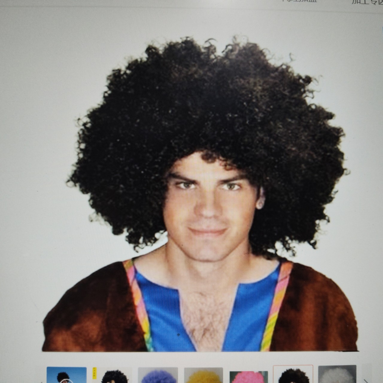 Костюмы для Хэллоуина, веселые реквизиты, цветной парик